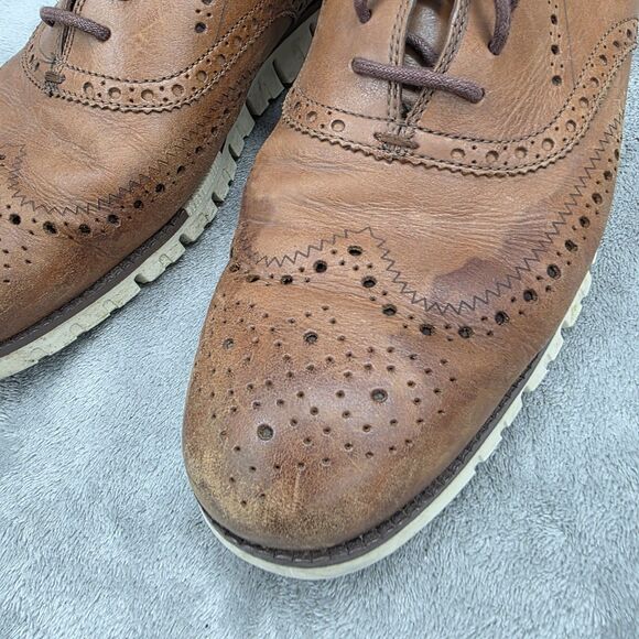 Cole Haan Zerogrand $160 Men\'s Wingtip Oxfords Shoes Size 11.5 M Leather C14493 main image 14